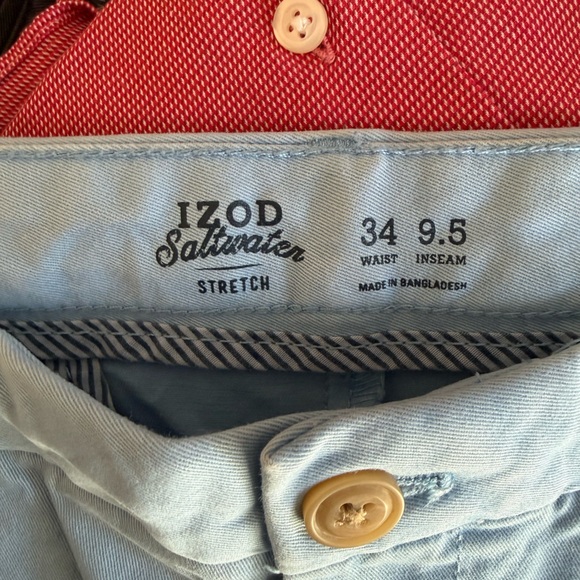 Izod Light Blue Shorts (34, 9.5 inseam) - Picture 3 of 3